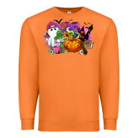 Carrot Halloween ghost and jack o lantern Premium Sweatshirt - RanaPortraitStore