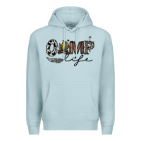 Blue Mist camp life Premium Hoodie - CowhideDigitalArt