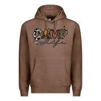 Chestnut camp life Premium Hoodie - CowhideDigitalArt