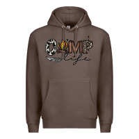 Coffee camp life Premium Hoodie - CowhideDigitalArt