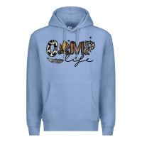 Colony Blue camp life Premium Hoodie - CowhideDigitalArt