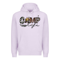 Lilac camp life Premium Hoodie - CowhideDigitalArt