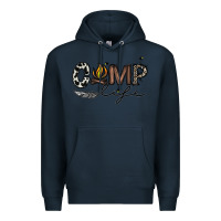 Navy camp life Premium Hoodie - CowhideDigitalArt