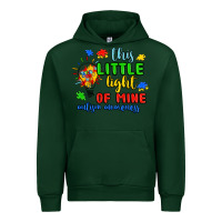 Forest Green this little light of mine autism awareness Urban Hoodie - JahusDesignShop