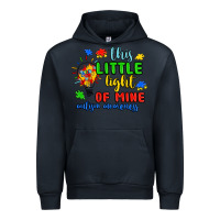 Navy this little light of mine autism awareness Urban Hoodie - JahusDesignShop