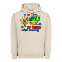Pigment French Oak this little light of mine autism awareness Urban Hoodie - JahusDesignShop