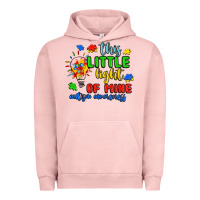 Pigment Salmon this little light of mine autism awareness Urban Hoodie - JahusDesignShop