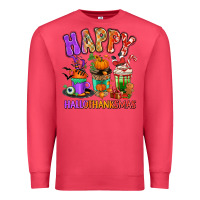 Cardinal Happy Hallothanksmas coffee cups Premium Sweatshirt - RanaPortraitStore