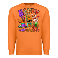 Carrot Happy Hallothanksmas coffee cups Premium Sweatshirt - RanaPortraitStore