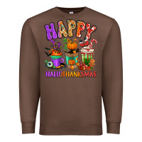 Chestnut Happy Hallothanksmas coffee cups Premium Sweatshirt - RanaPortraitStore