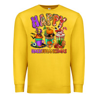Lemon Happy Hallothanksmas coffee cups Premium Sweatshirt - RanaPortraitStore