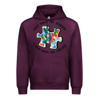 Mauve Wine what makes you different is what makes you beautif Urban Hoodie - JahusDesignShop