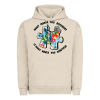 Pigment French Oak what makes you different is what makes you beautif Urban Hoodie - JahusDesignShop