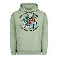Pigment Oil Green what makes you different is what makes you beautif Urban Hoodie - JahusDesignShop