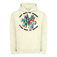 Pigment Pistachio what makes you different is what makes you beautif Urban Hoodie - JahusDesignShop