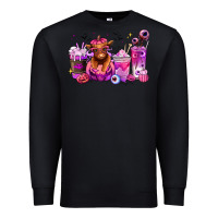 Black Halloween Heifer coffee cups Premium Sweatshirt - RanaPortraitStore