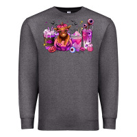 Charcoal Heather Halloween Heifer coffee cups Premium Sweatshirt - RanaPortraitStore