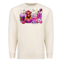 Sandshell Halloween Heifer coffee cups Premium Sweatshirt - RanaPortraitStore