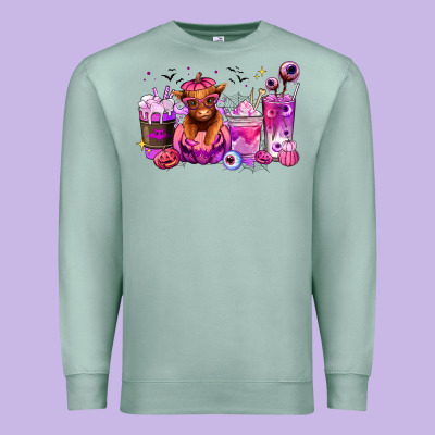 Premium Sweatshirt Halloween Heifer coffee cups