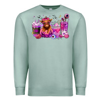 Seafoam Halloween Heifer coffee cups Premium Sweatshirt - RanaPortraitStore