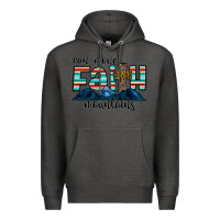 Charcoal Heather can move faith mountains Premium Hoodie - CowhideDigitalArt