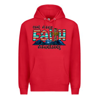 Red can move faith mountains Premium Hoodie - CowhideDigitalArt