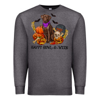 Charcoal Heather Happy Howl-o-ween Premium Sweatshirt - RanaPortraitStore