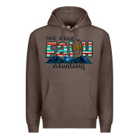 Coffee can move faith mountains Premium Hoodie - CowhideDigitalArt