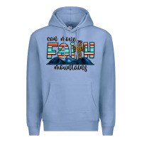 Colony Blue can move faith mountains Premium Hoodie - CowhideDigitalArt