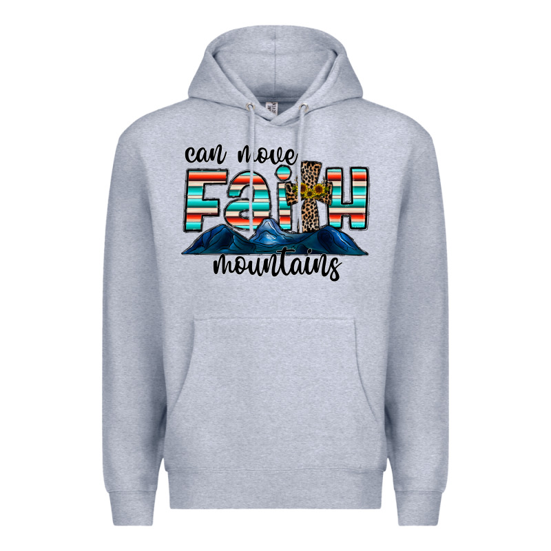 Can Move Faith Mountains Premium Hoodie by CowhideDigitalArt | Teevron