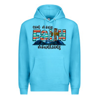 Ocean Blue can move faith mountains Premium Hoodie - CowhideDigitalArt