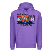 Purple can move faith mountains Premium Hoodie - CowhideDigitalArt