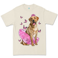 Bone Labrador Retriever Dog With Tutu Premium Tee - LillyAllenDesigns