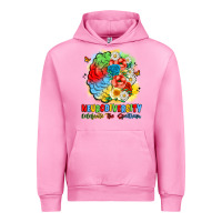 Fuchsia Pink neurodiversity celebrate the spectrum Urban Hoodie - JahusDesignShop