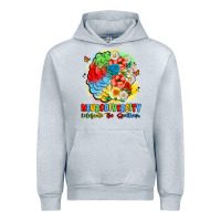 Heather Grey neurodiversity celebrate the spectrum Urban Hoodie - JahusDesignShop