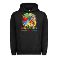 Pigment Black neurodiversity celebrate the spectrum Urban Hoodie - JahusDesignShop