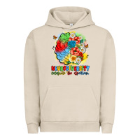 Pigment French Oak neurodiversity celebrate the spectrum Urban Hoodie - JahusDesignShop