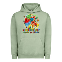Pigment Oil Green neurodiversity celebrate the spectrum Urban Hoodie - JahusDesignShop