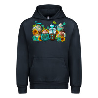 Navy gemstone coffee cups Urban Hoodie - AdoDesignShop