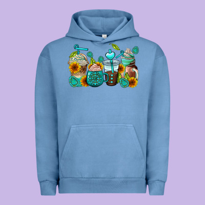 Gemstone Coffee Cups Urban Hoodie Designed By Adodesignshop