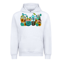 White gemstone coffee cups Urban Hoodie - AdoDesignShop