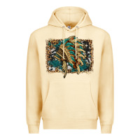 Pina Colada indian headdress with background Premium Hoodie - HRA Design Shop