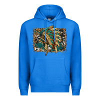 True Royal indian headdress with background Premium Hoodie - HRA Design Shop