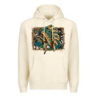 Sandshell indian headdress with background Premium Hoodie - HRA Design Shop