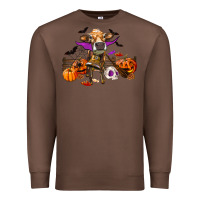 Chestnut Heifer Cow Halloween Premium Sweatshirt - RanaPortraitStore