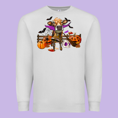 Premium Sweatshirt Heifer Cow Halloween