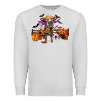 Dove Grey Heifer Cow Halloween Premium Sweatshirt - RanaPortraitStore