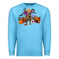 Ocean Blue Heifer Cow Halloween Premium Sweatshirt - RanaPortraitStore