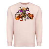 Pale Pink Heifer Cow Halloween Premium Sweatshirt - RanaPortraitStore