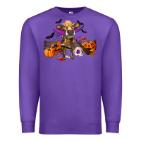 Purple Heifer Cow Halloween Premium Sweatshirt - RanaPortraitStore